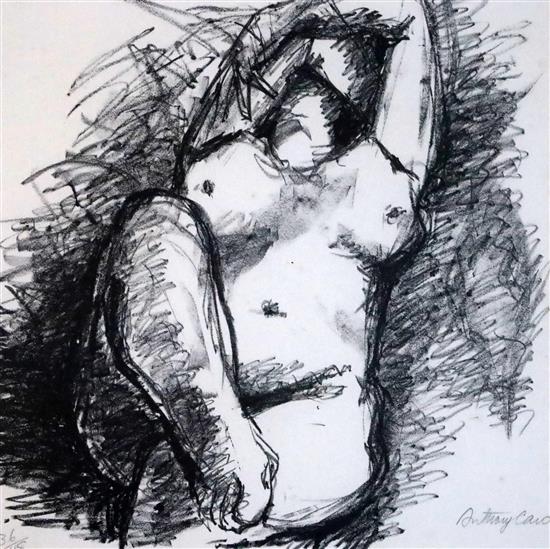 Anthony Caro (1924-2013) Reclining female nude 1987 30 x 30cm